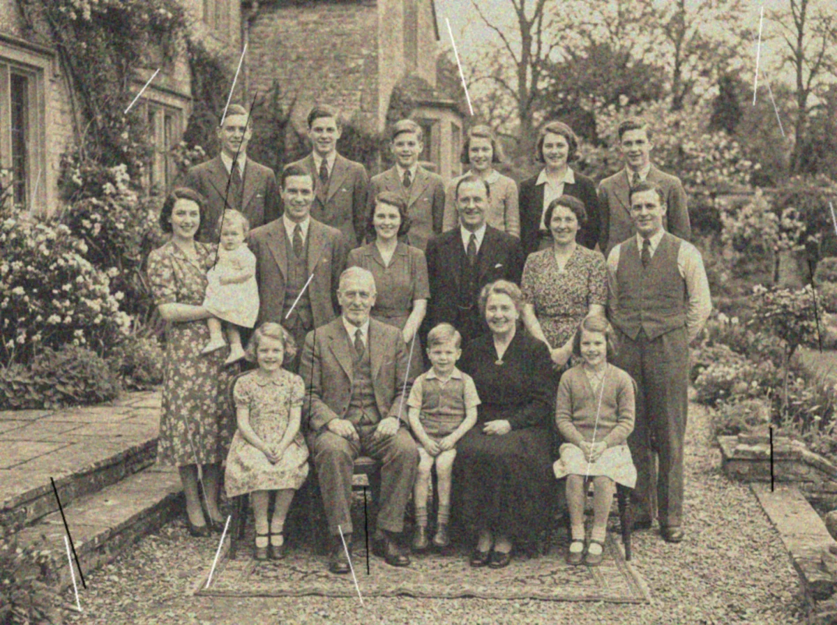 Damaged Old Photo